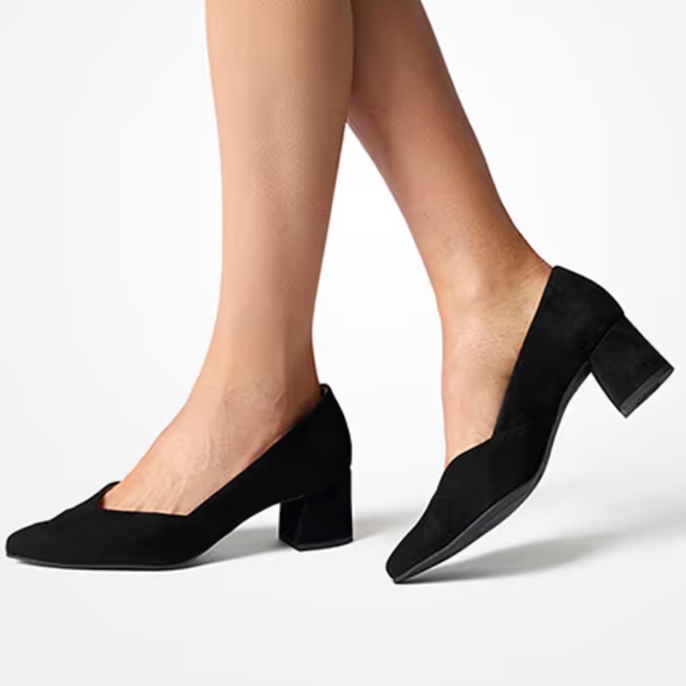 PAUL GREEN🔴black Leather pumps Size UK 5 US 7.5 gently used - Picture 2 of 16